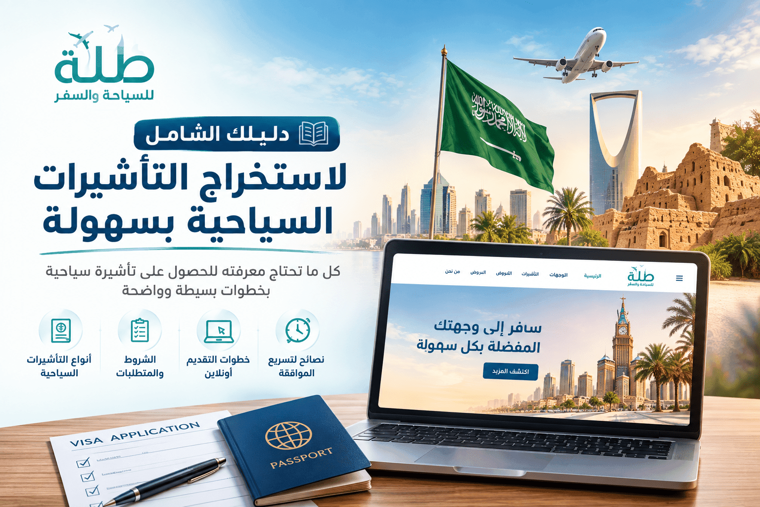 دليلك الشامل لاستخراج التأشيرات السياحية بسهولة