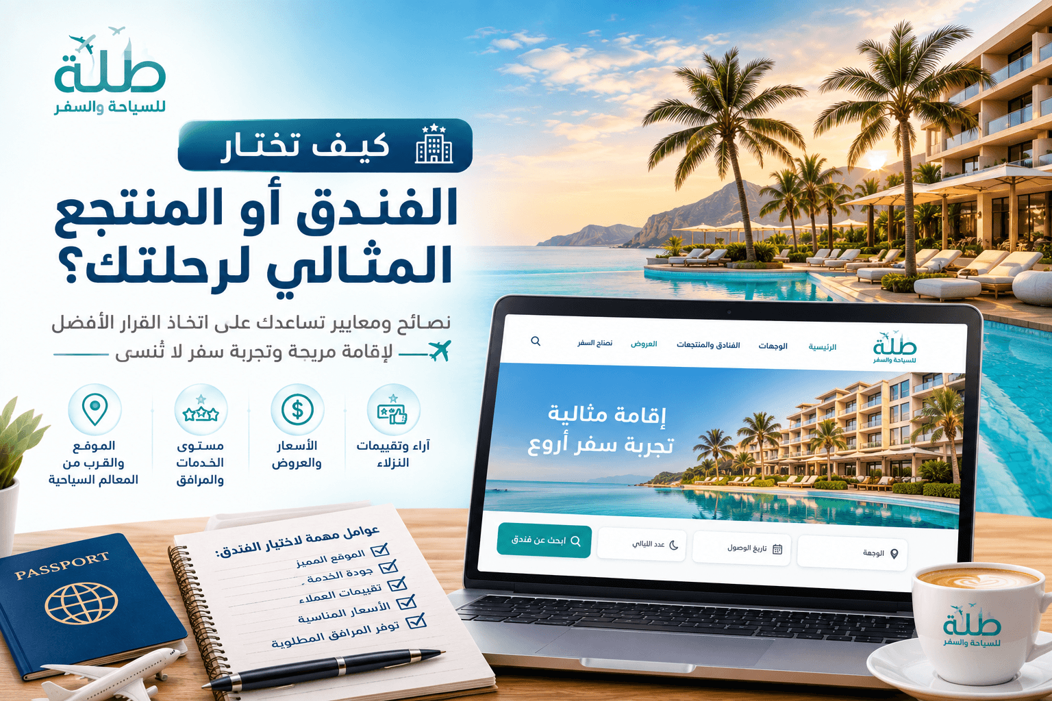 كيف تختار الفندق أو المنتجع المثالي لرحلتك؟