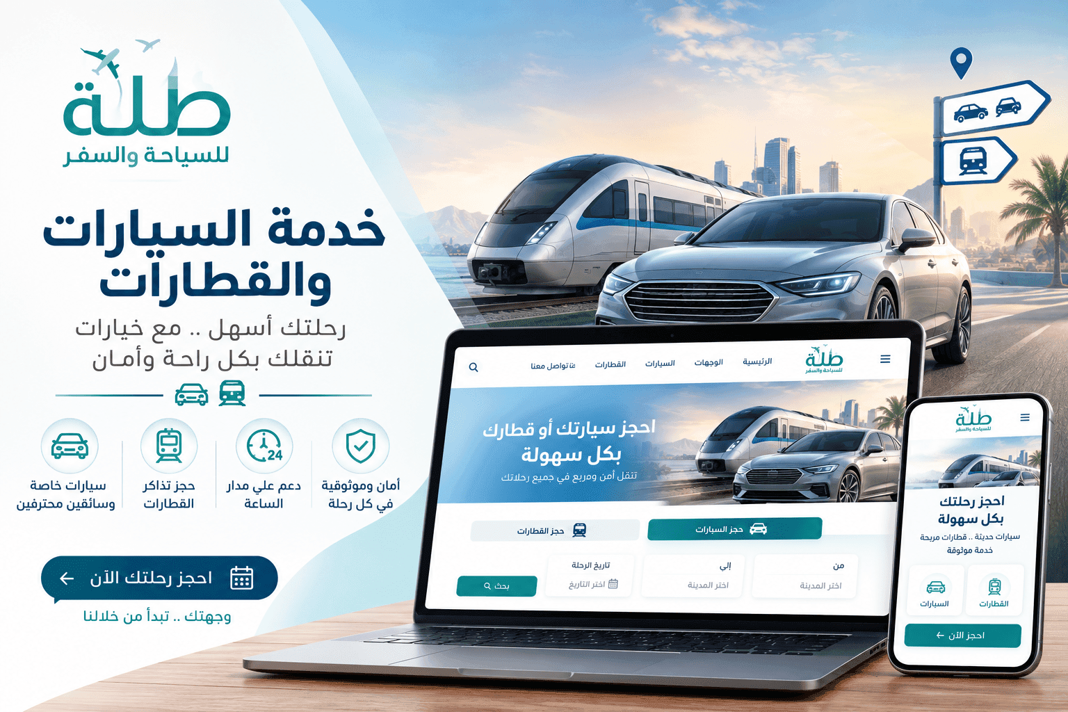 خدمة السيارات والقطارات